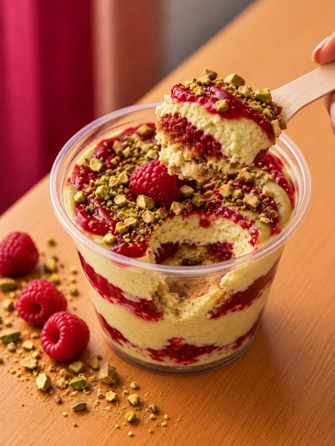 Tiramisu Pistache Framboise